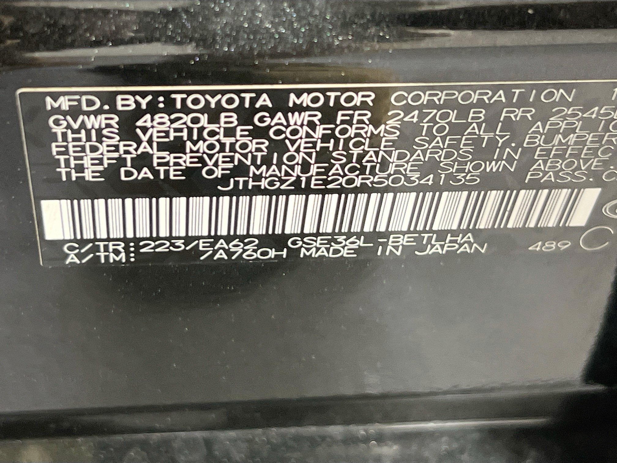 Used 2024 Lexus IS 350 F Sport w/ Blackout Package AWD/4WD image 32