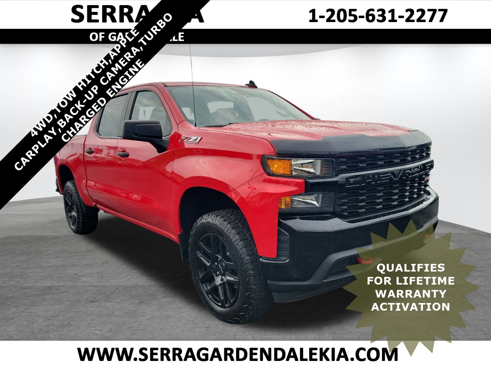 Used 2022 Chevrolet Silverado 1500 Custom Trail Boss w/ LPO, Dark Essentials Package