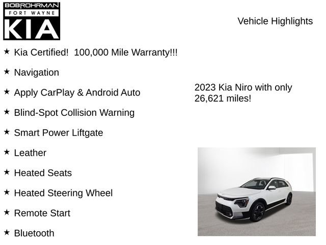 Certified 2023 Kia Niro Wind w/ Wind Preserve Package image 7