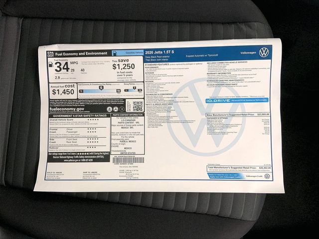 New 2026 Volkswagen Jetta S image 15