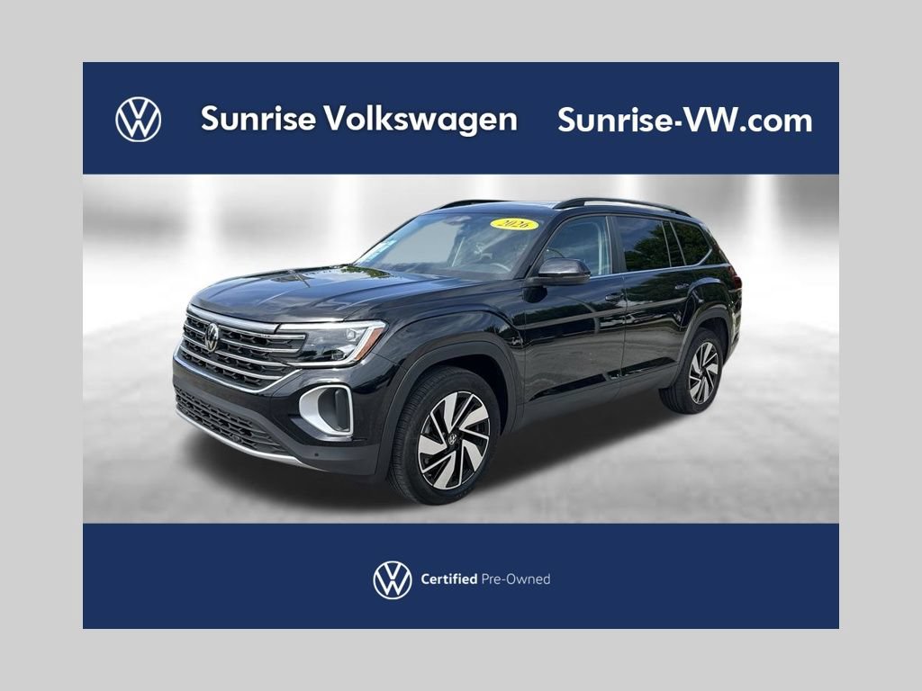 Certified 2026 Volkswagen Atlas SE w/ Panoramic Sunroof Package FWD 360° Tour