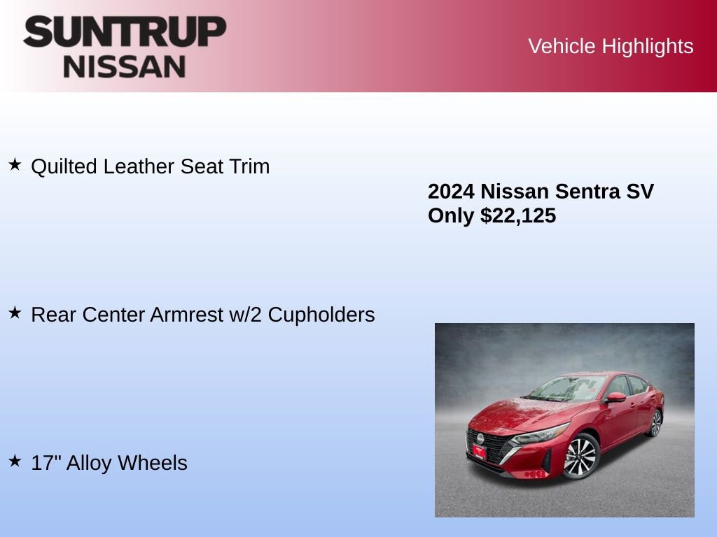 Used 2024 Nissan Sentra SV w/ SV Premium Package image 30