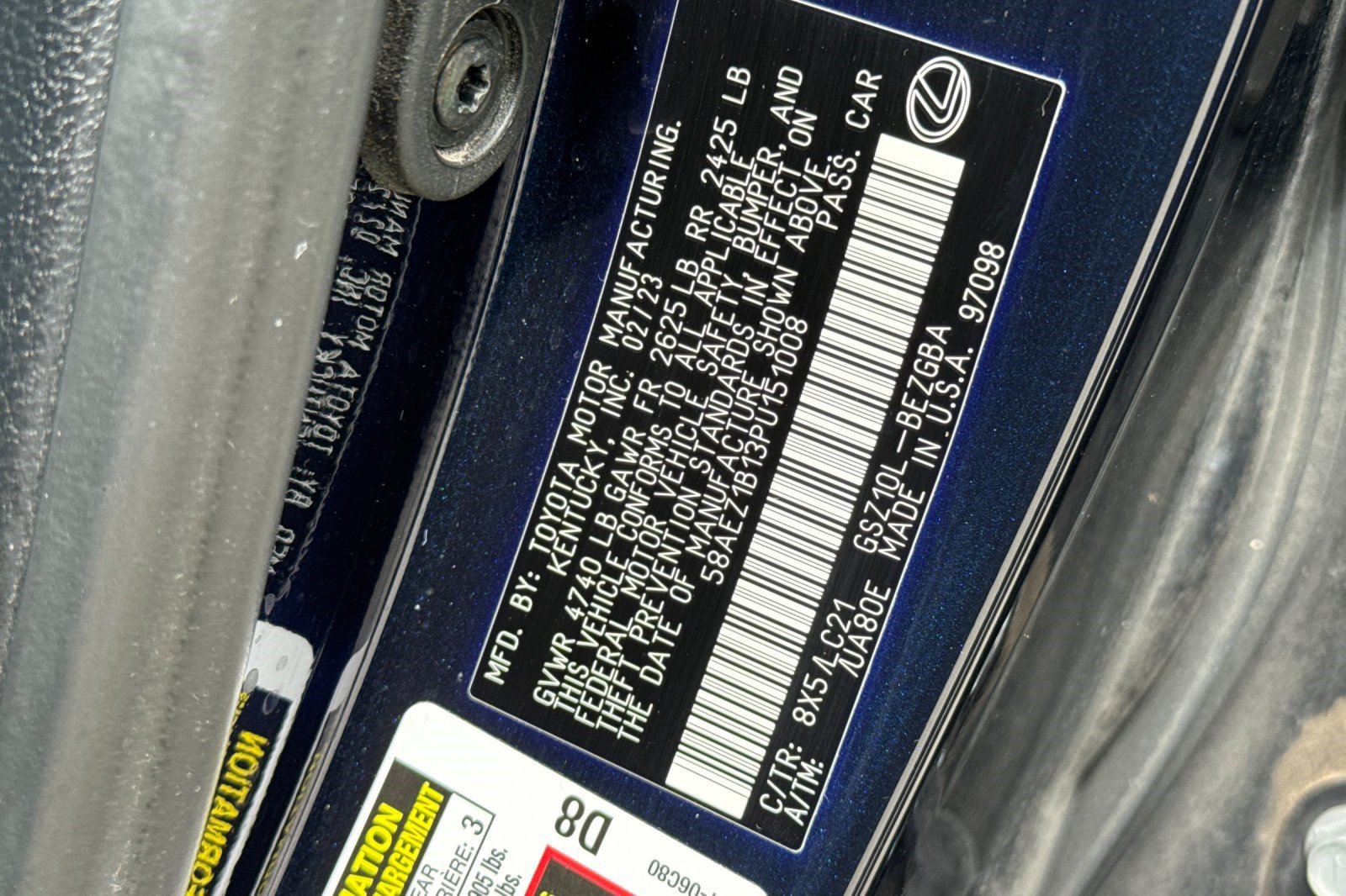 Used 2023 Lexus ES 350 w/ Accessory Package (Z1) FWD image 24