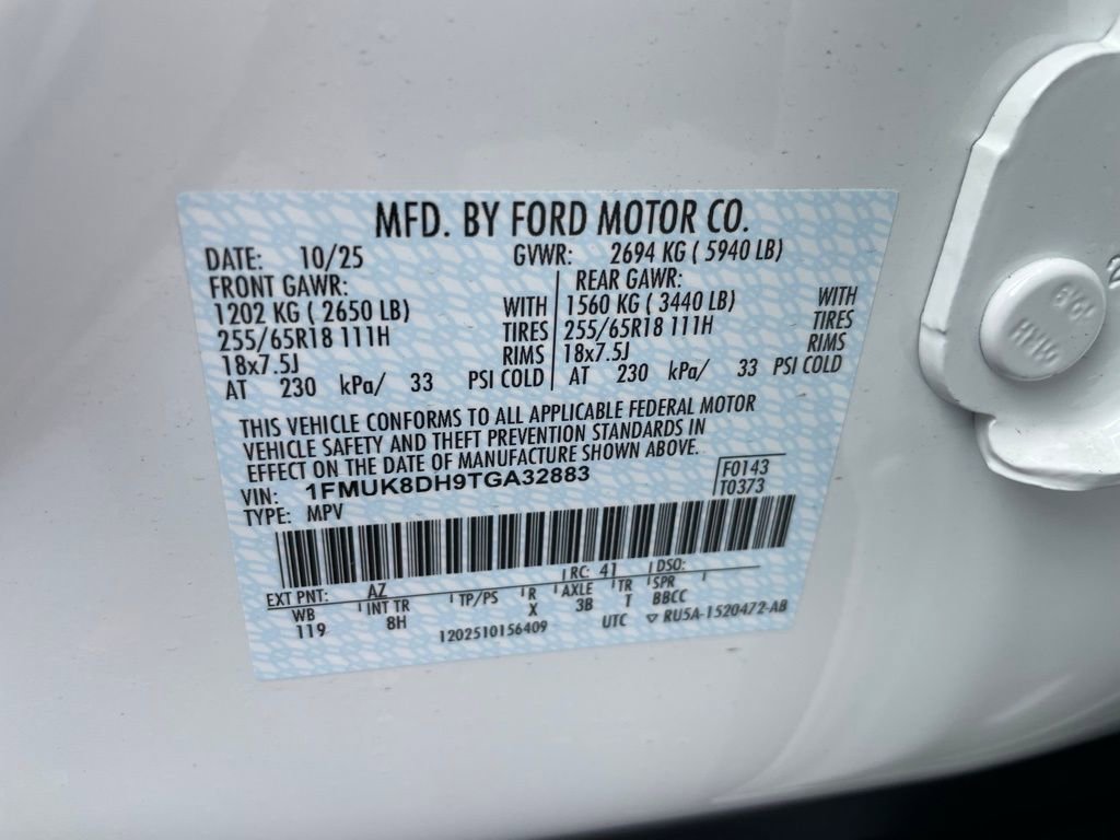 New 2026 Ford Explorer Active image 45