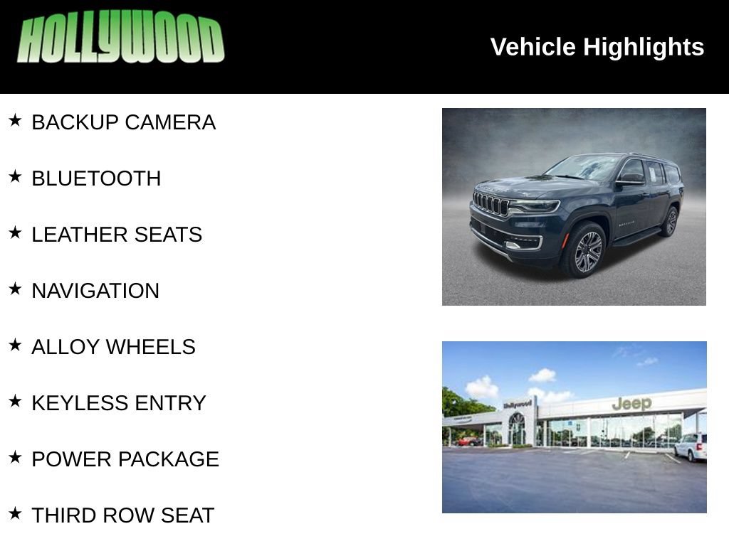 Used 2024 Jeep Wagoneer Series II AWD/4WD image 3