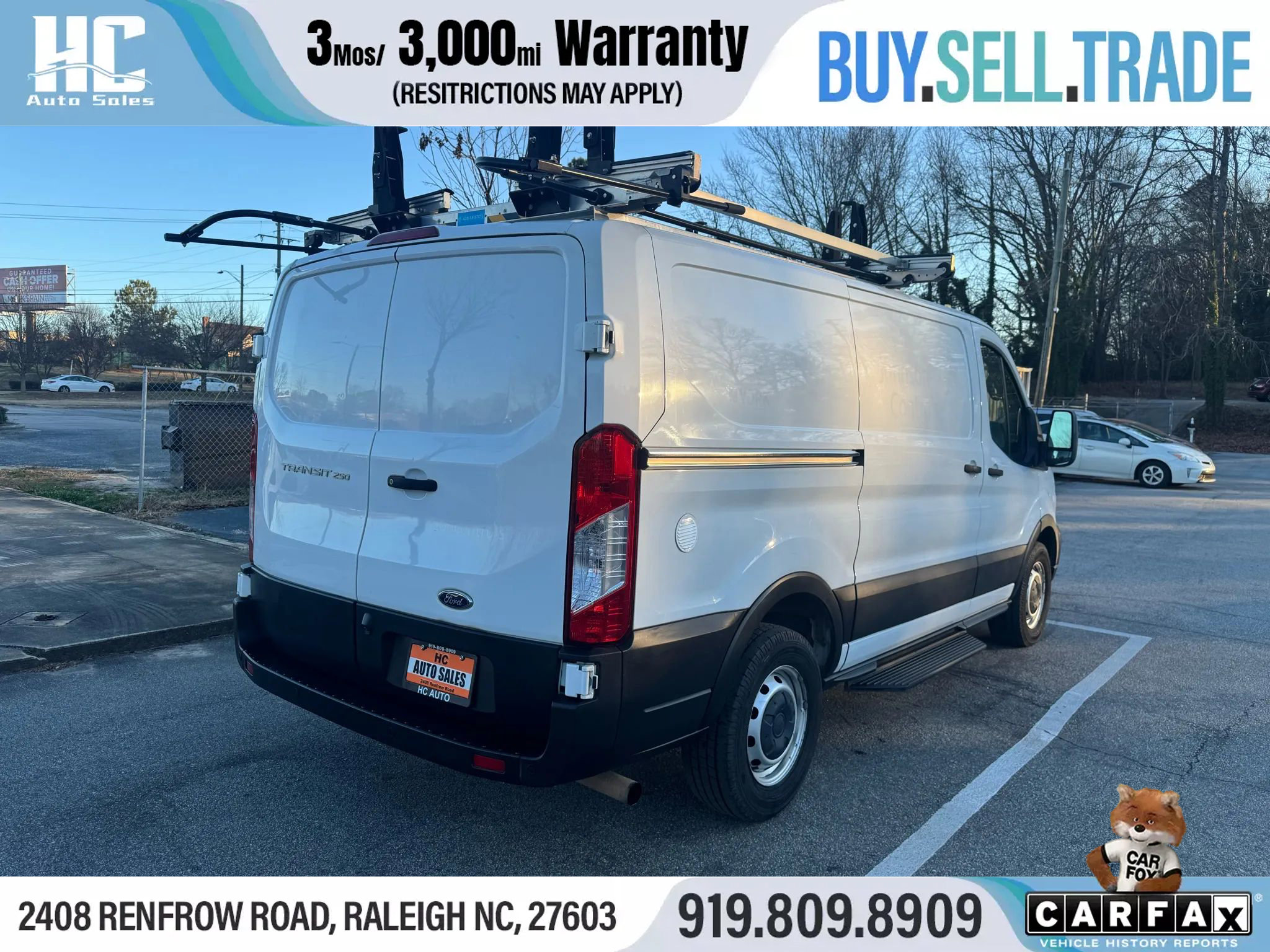 Used 2020 Ford Transit 250 Low Roof w/ Upfitter Package image 6