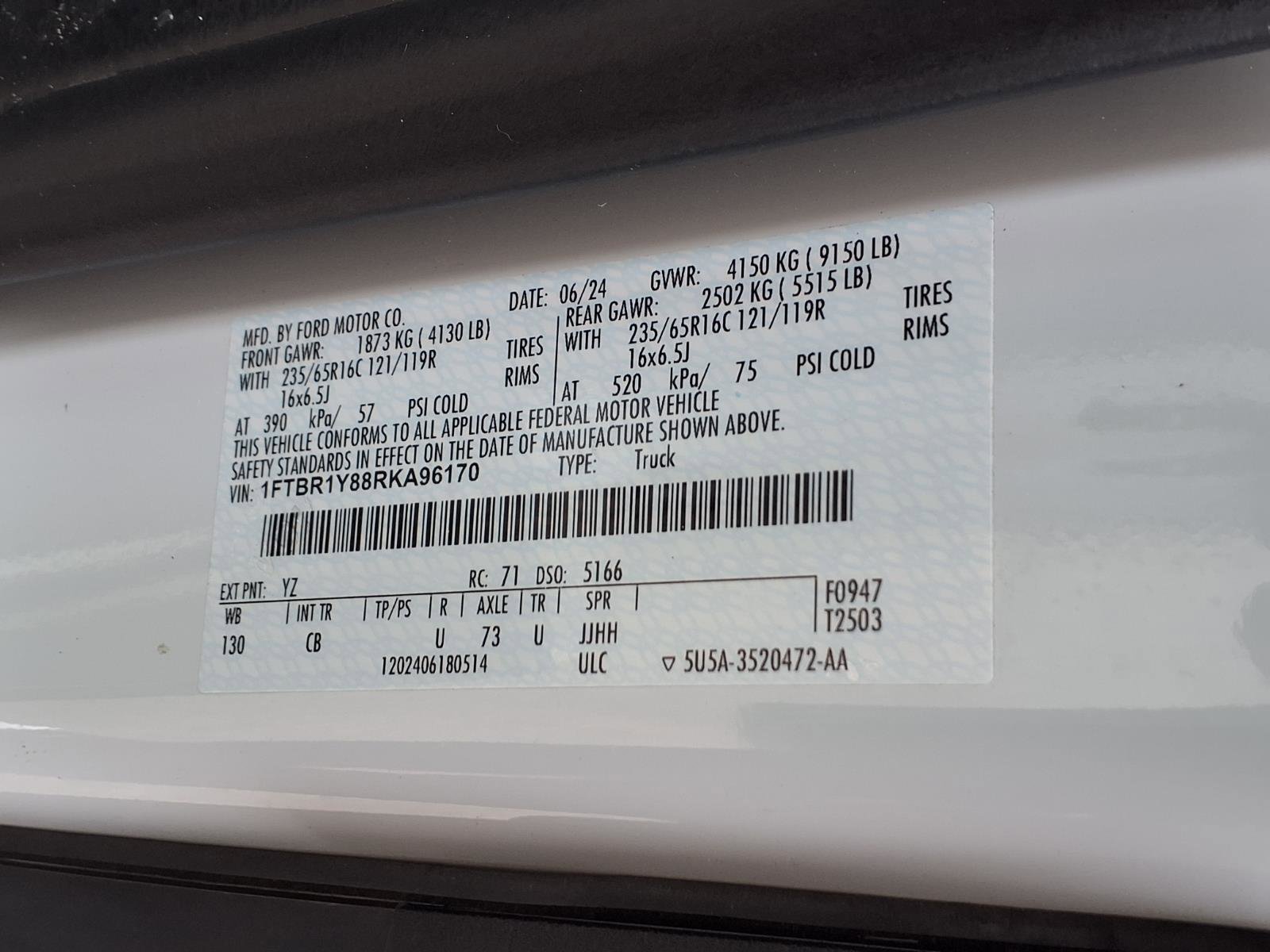 Certified 2024 Ford Transit 250 Low Roof w/ Exterior Upgrade Package image 24