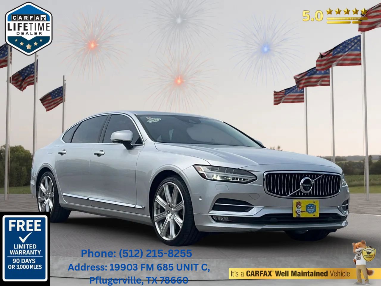 Used 2018 Volvo S90 T6 Inscription w/ Convenience Package AWD/4WD image 1