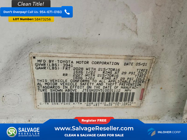 Used 2001 Toyota RAV4 2WD image 17