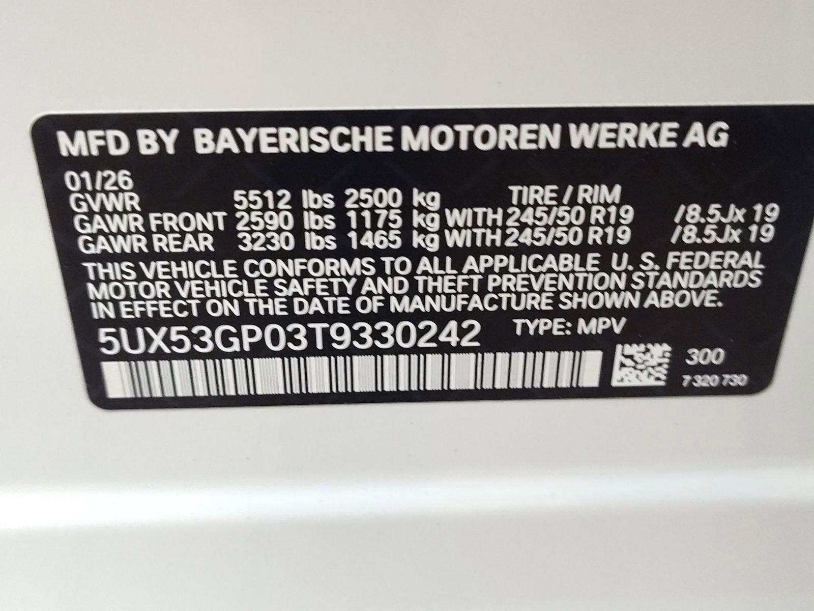 New 2026 BMW X3 xDrive30 w/ M Sport Package image 18