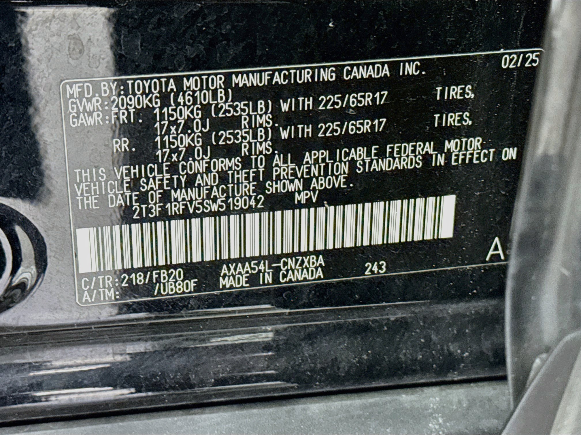 Certified 2025 Toyota RAV4 LE AWD/4WD image 31