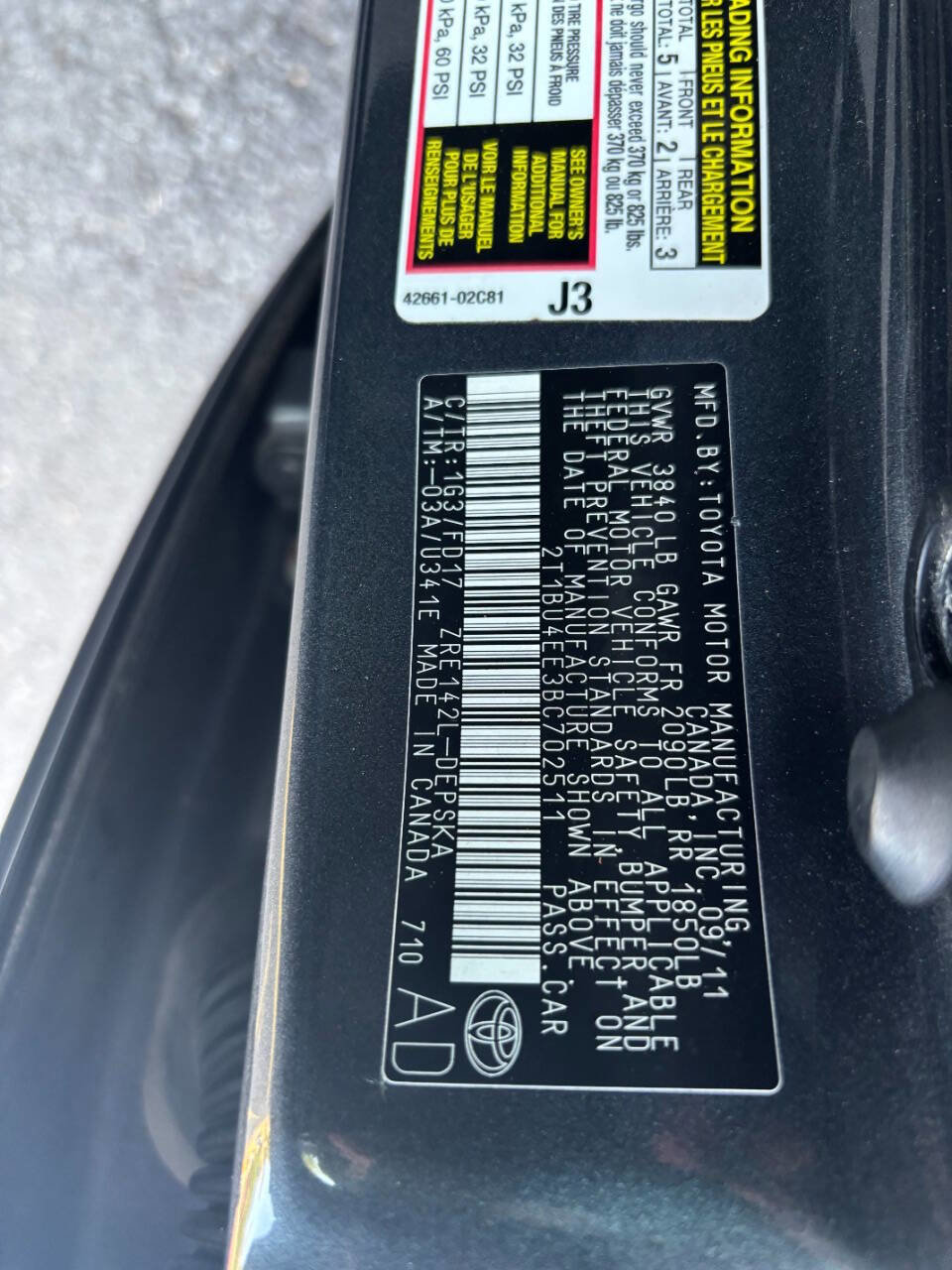 Used 2011 Toyota Corolla S FWD image 11