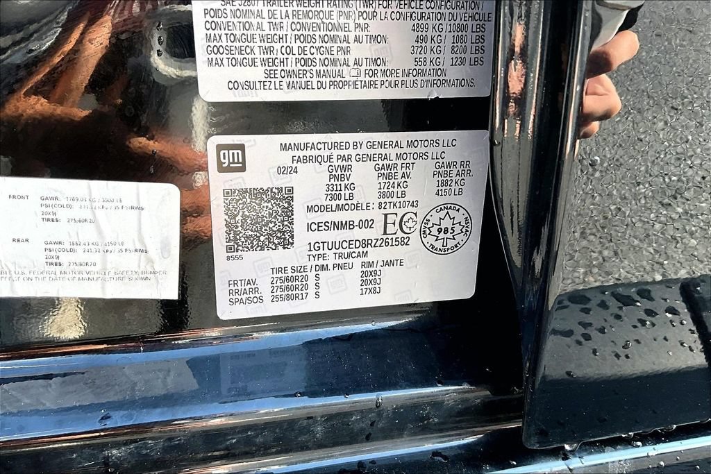 Used 2024 GMC Sierra 1500 Elevation w/ Max Trailering Package AWD/4WD image 22