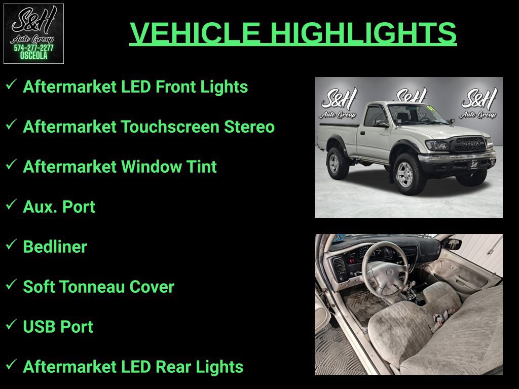 Used 2001 Toyota Tacoma 4x4 Regular Cab w/ Enhancement Pkg image 3