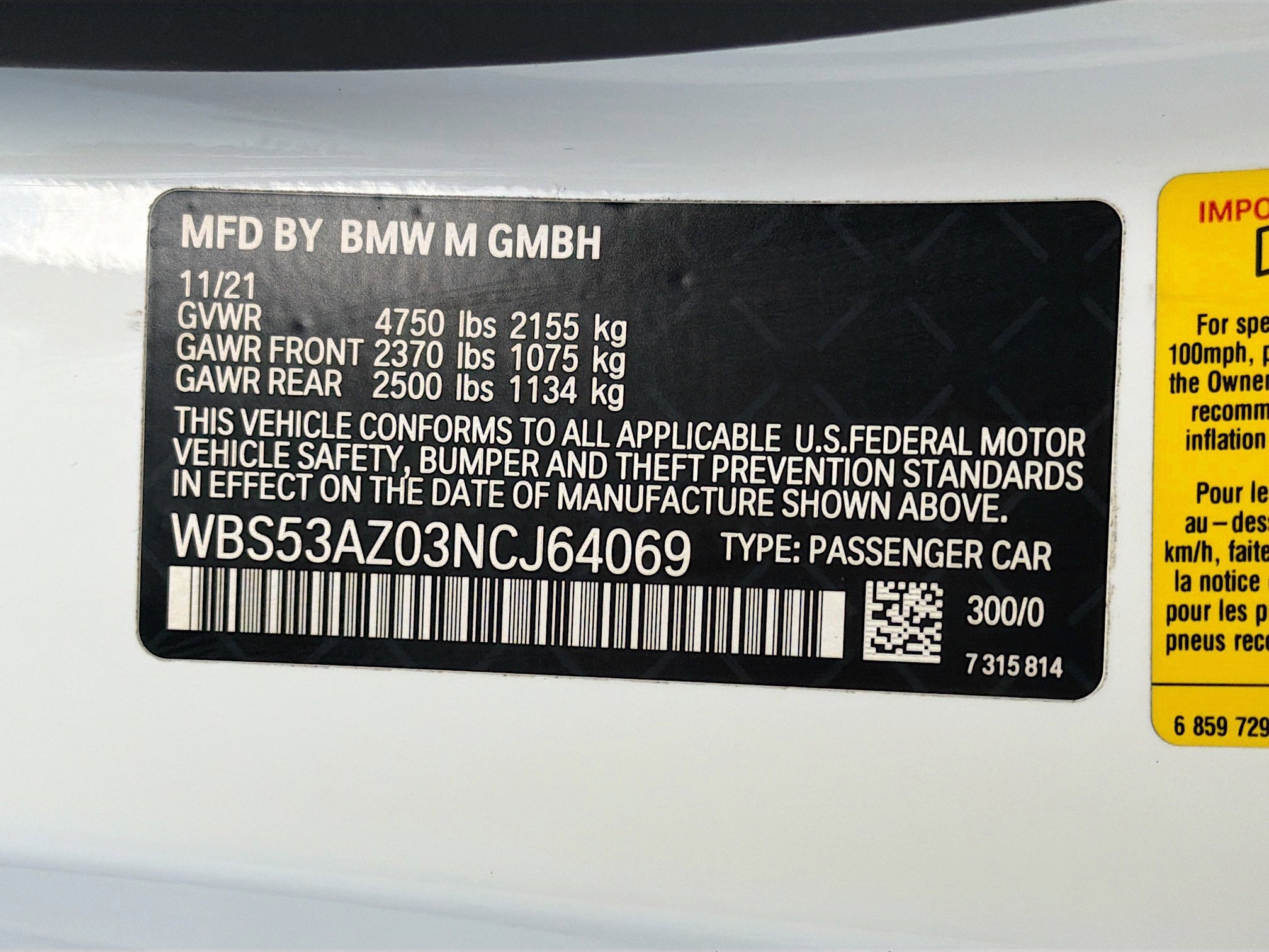Used 2022 BMW M4 Executive w/ Executive Package image 43