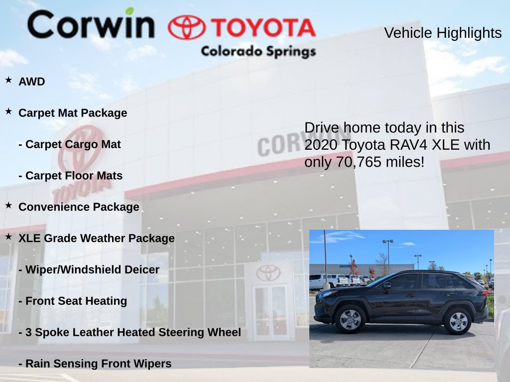 Used 2020 Toyota RAV4 XLE w/ Convenience Package AWD/4WD image 7
