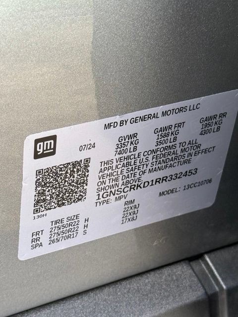 Used 2024 Chevrolet Tahoe RST w/ Luxury Package RWD image 35