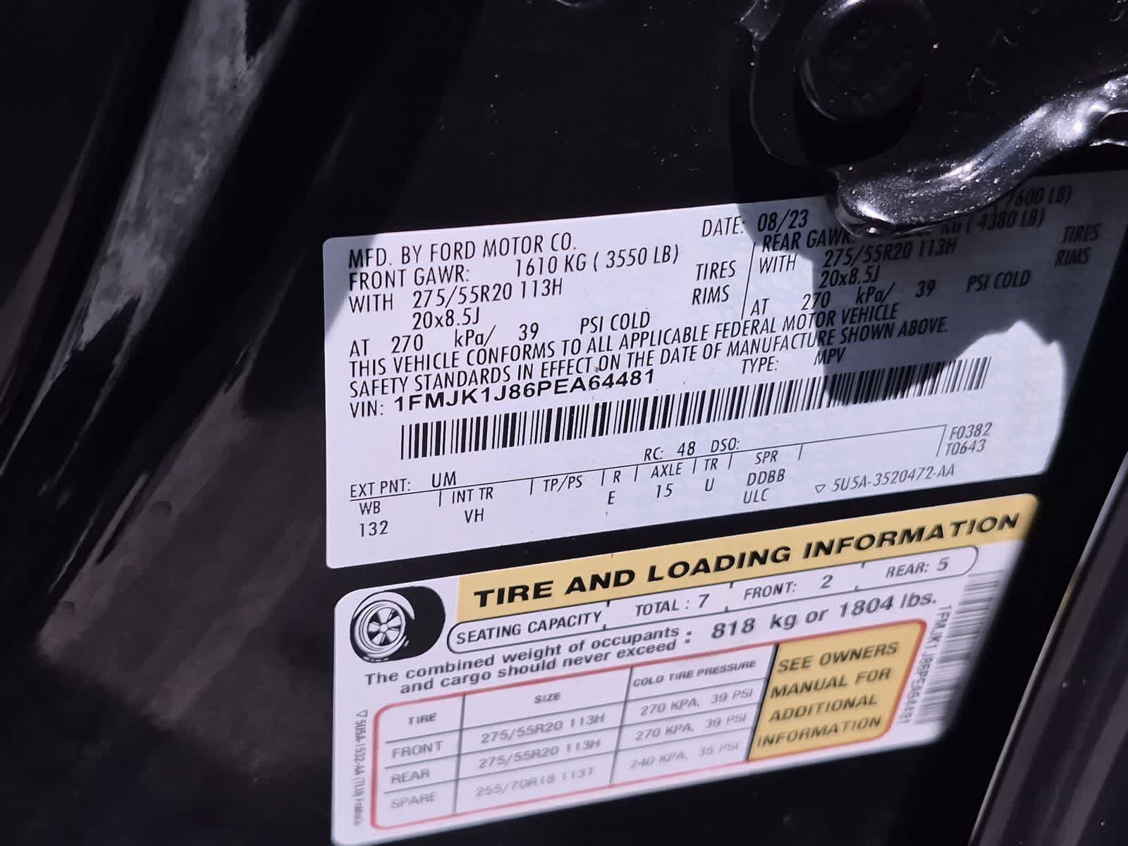 Used 2023 Ford Expedition Max XLT AWD/4WD image 35