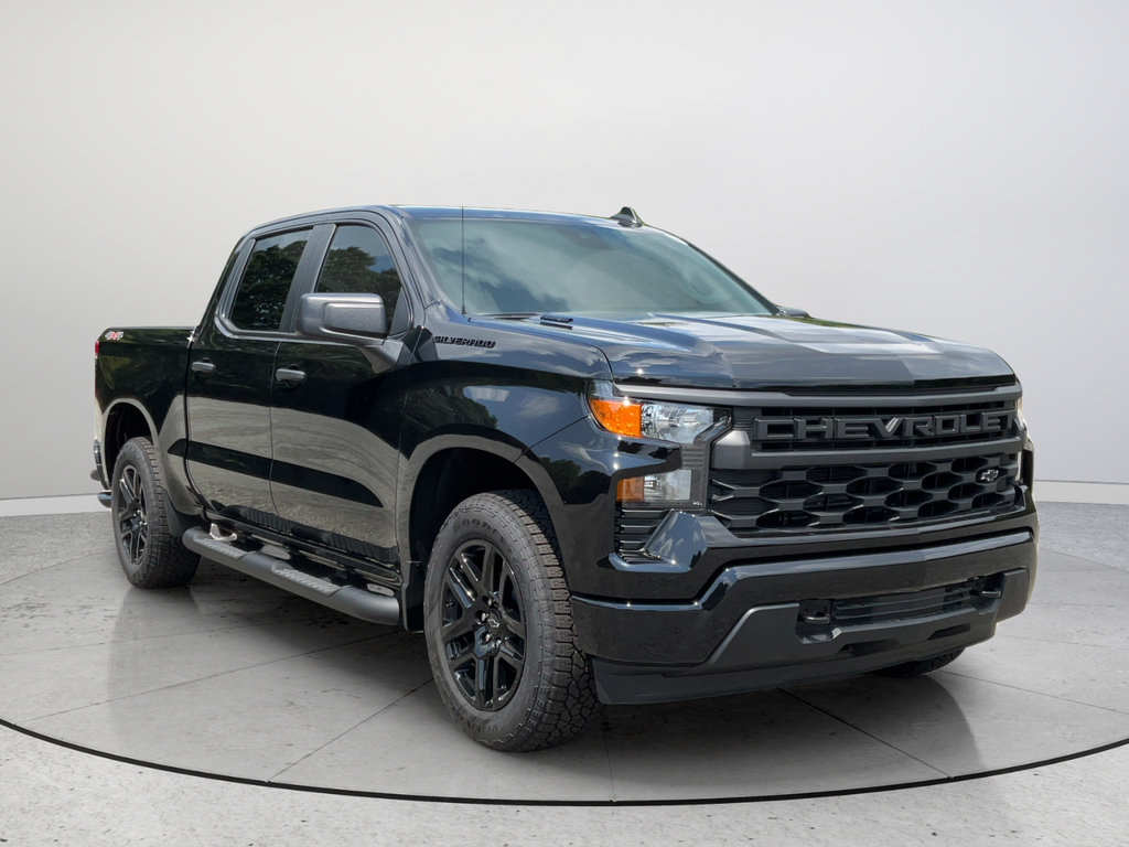 New 2026 Chevrolet Silverado 1500 Custom w/ Turbomax Blackout Package AWD/4WD image 1