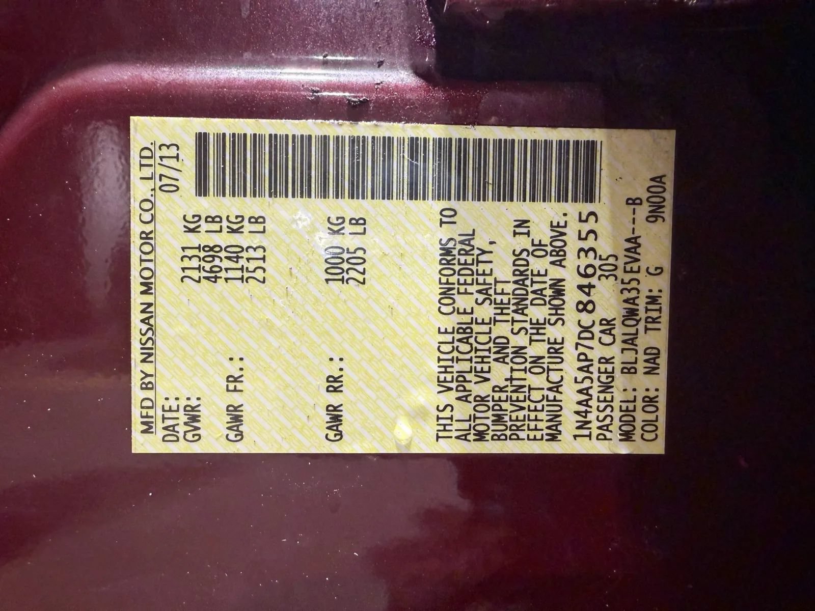Used 2013 Nissan Maxima 3.5 S FWD image 17