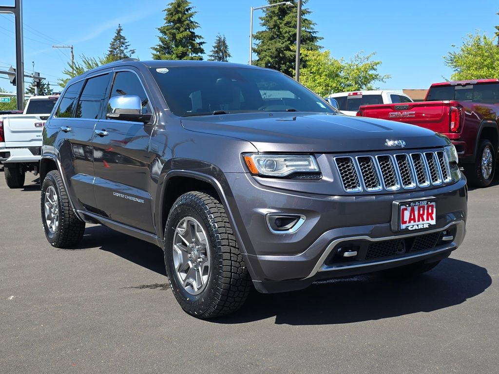 Used 2014 Jeep Grand Cherokee Overland w/ Advanced Technology Group AWD/4WD image 9