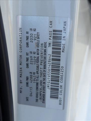 Used 2016 MAZDA MAZDA6 Touring FWD image 23