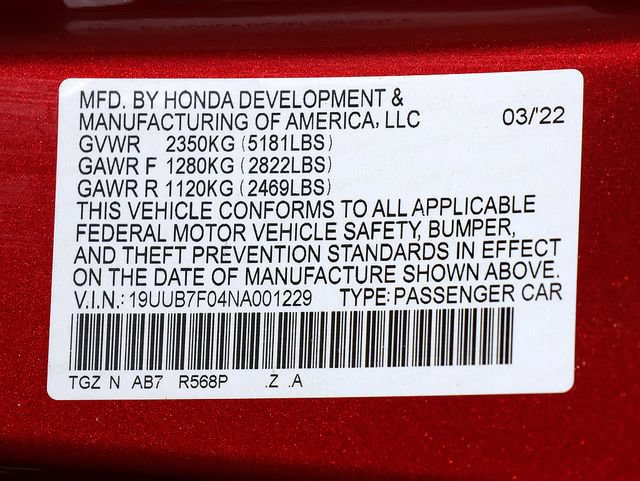 Certified 2022 Acura TLX Type S AWD/4WD image 39