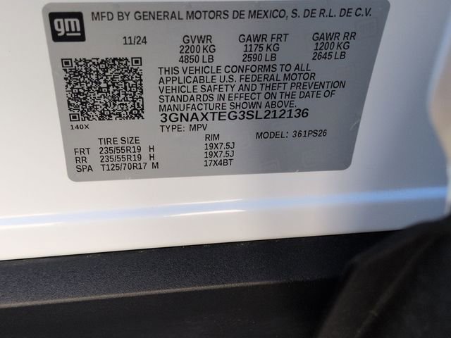 Used 2025 Chevrolet Equinox RS w/ Convenience Package III image 35