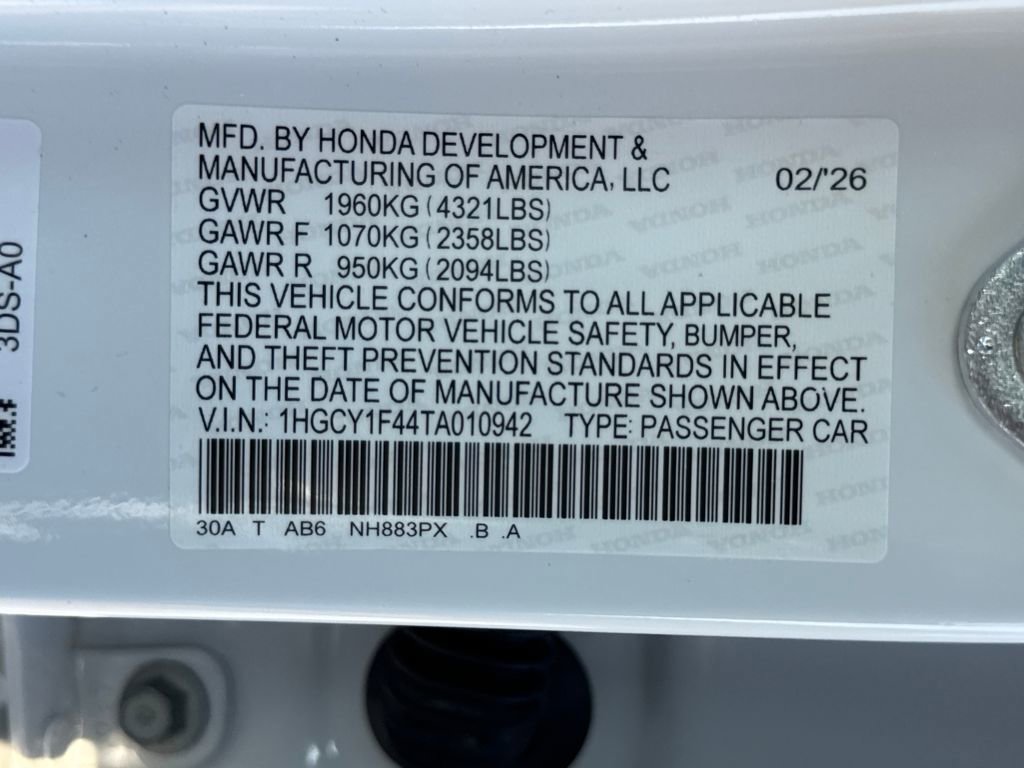 Certified 2026 Honda Accord SE image 38