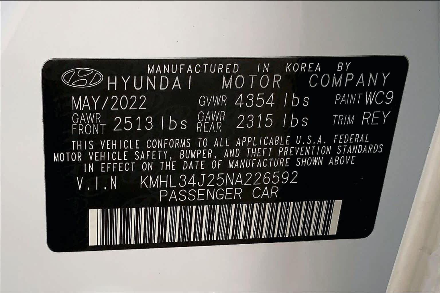Used 2022 Hyundai Sonata Limited w/ Preferred Accessory Package FWD image 37