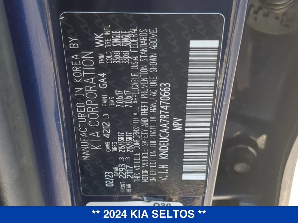 Used 2024 Kia Seltos S AWD/4WD image 26