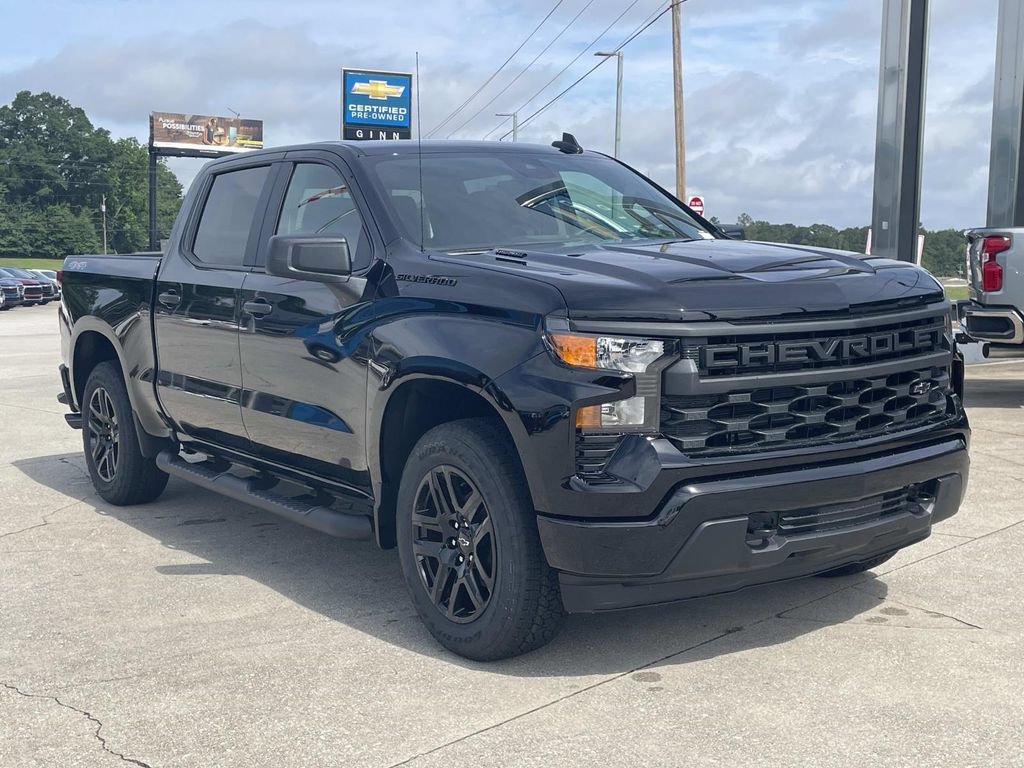 New 2026 Chevrolet Silverado 1500 Custom w/ Turbomax Blackout Package AWD/4WD image 5