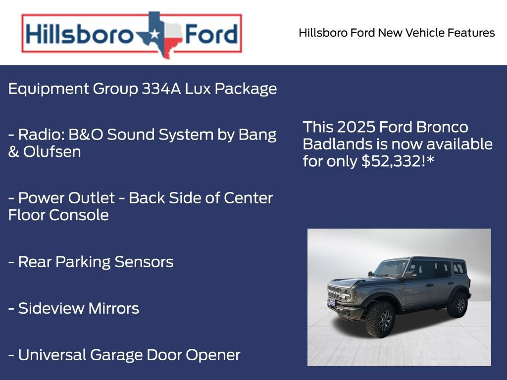 New 2025 Ford Bronco Badlands AWD/4WD image 15