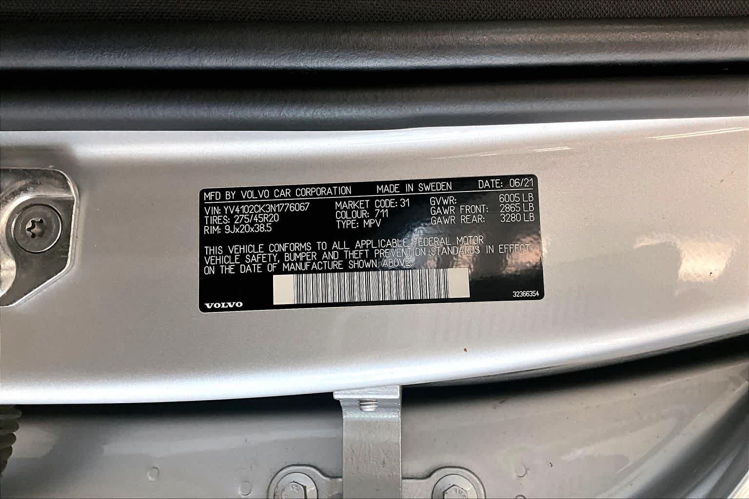 Used 2022 Volvo XC90 T5 Momentum w/ Climate Package FWD image 31