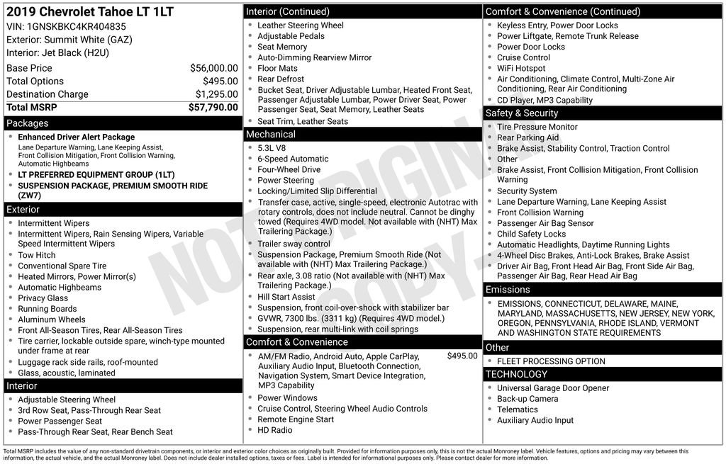 Used 2019 Chevrolet Tahoe LT image 30