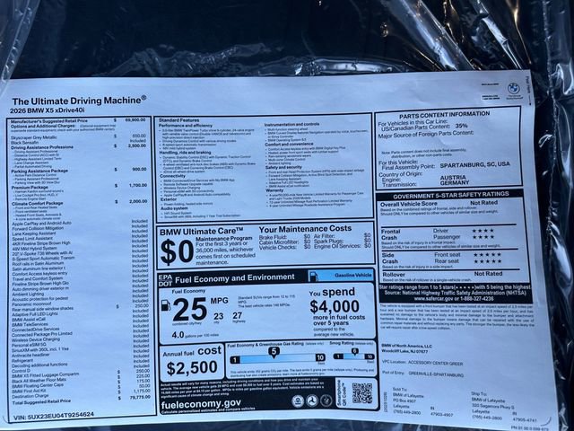 New 2026 BMW X5 xDrive40i image 22