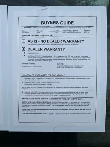 Used 2020 Subaru Forester Sport w/ Popular Package #2 image 36