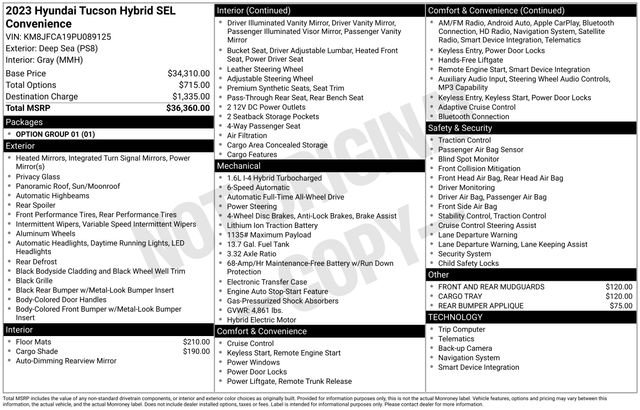 Used 2023 Hyundai Tucson SEL image 29