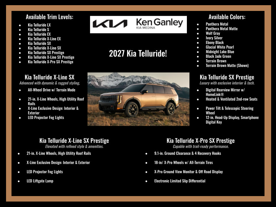 New 2027 Kia Telluride X-Line SX Prestige w/ Towing Package AWD/4WD image 29
