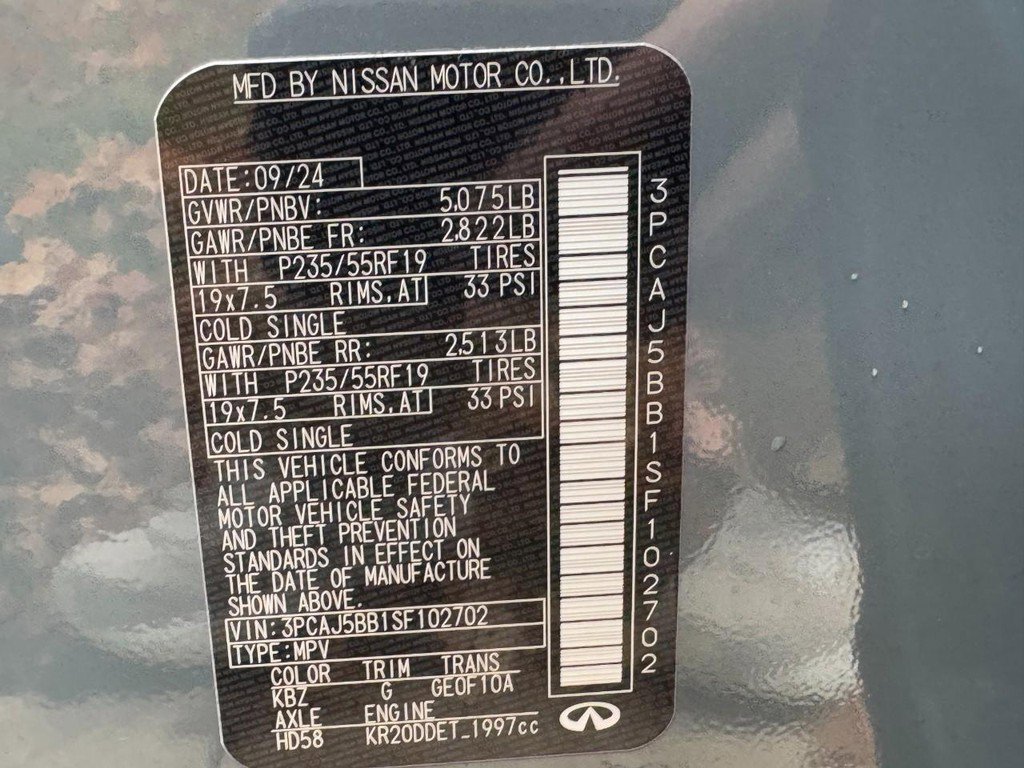 Used 2025 INFINITI QX50 Luxe image 27