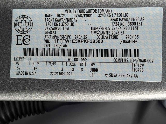 Certified 2023 Ford F150 XLT w/ Equipment Group 302A High AWD/4WD image 36