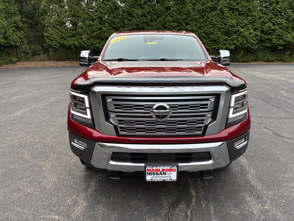 Certified 2021 Nissan Titan Platinum Reserve w/ Moonroof Package AWD/4WD image 2