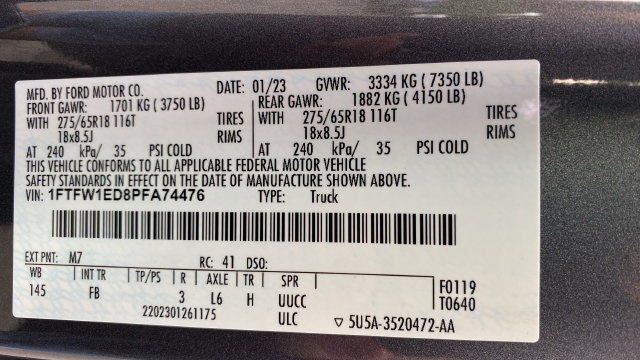 Used 2023 Ford F150 XLT w/ Equipment Group 302A High AWD/4WD image 26
