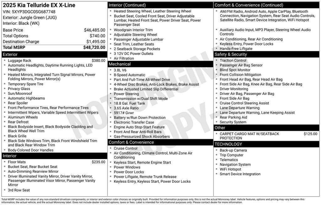 Certified 2025 Kia Telluride EX X-Line image 11