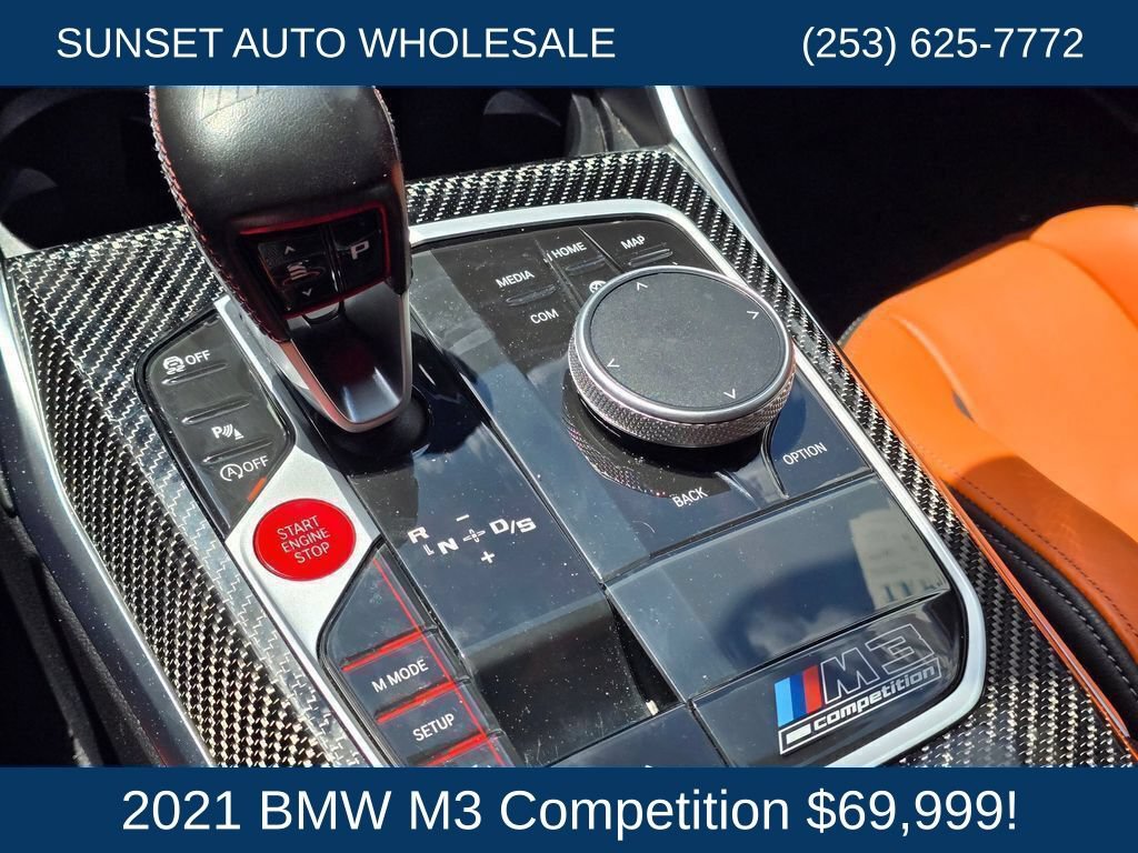 Used 2021 BMW M3 Competition RWD image 45