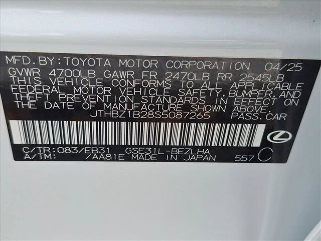 Certified 2025 Lexus IS 350 F Sport w/ Accessory Package RWD image 23