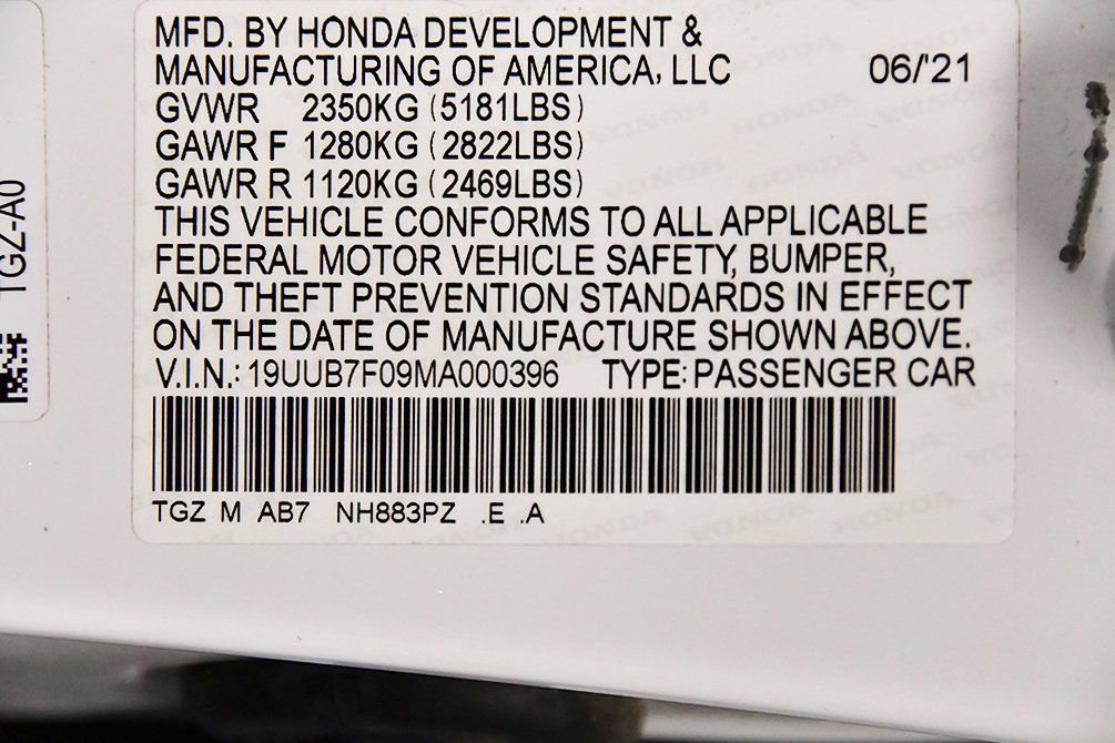Used 2021 Acura TLX Type S image 16