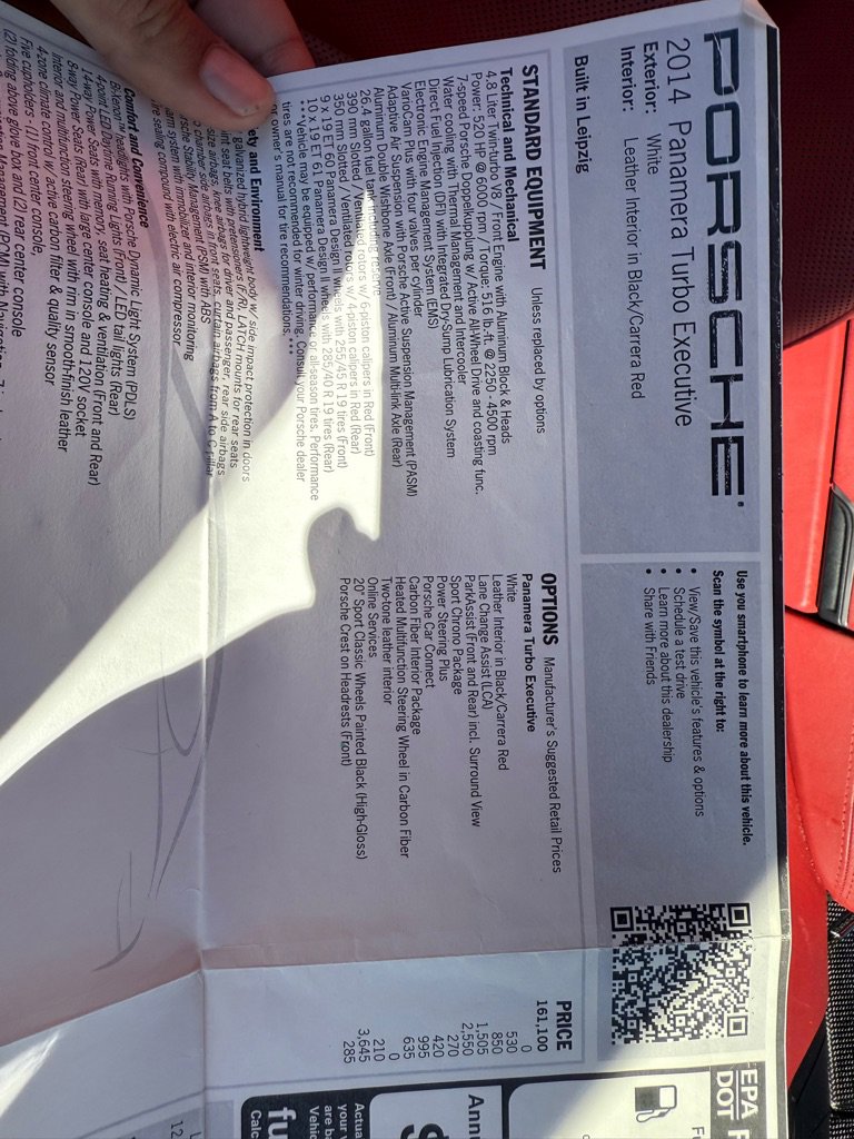 Used 2014 Porsche Panamera Turbo Executive w/ Sport Chrono Package image 82