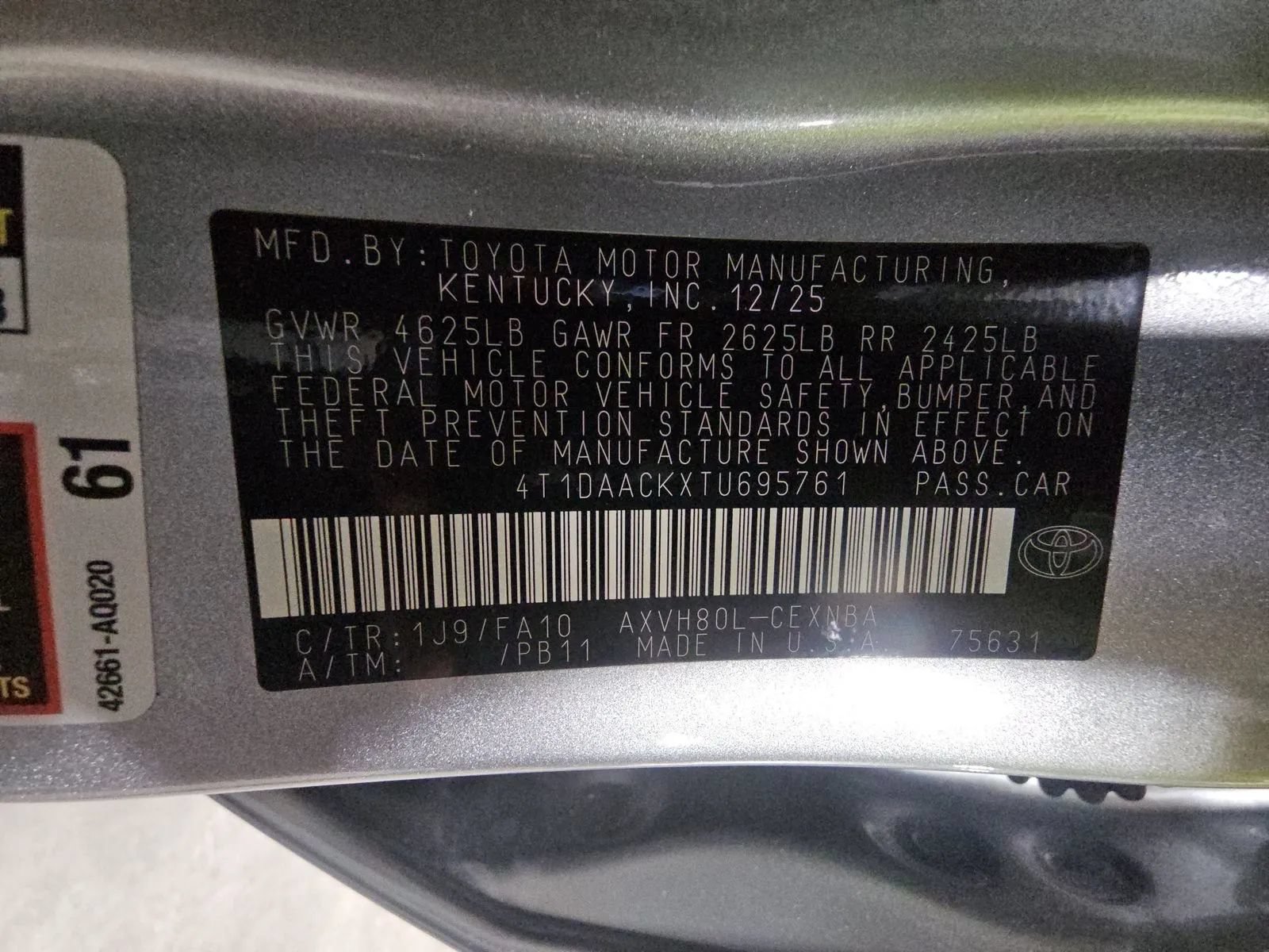 Used 2026 Toyota Camry LE w/ Convenience Package FWD image 17