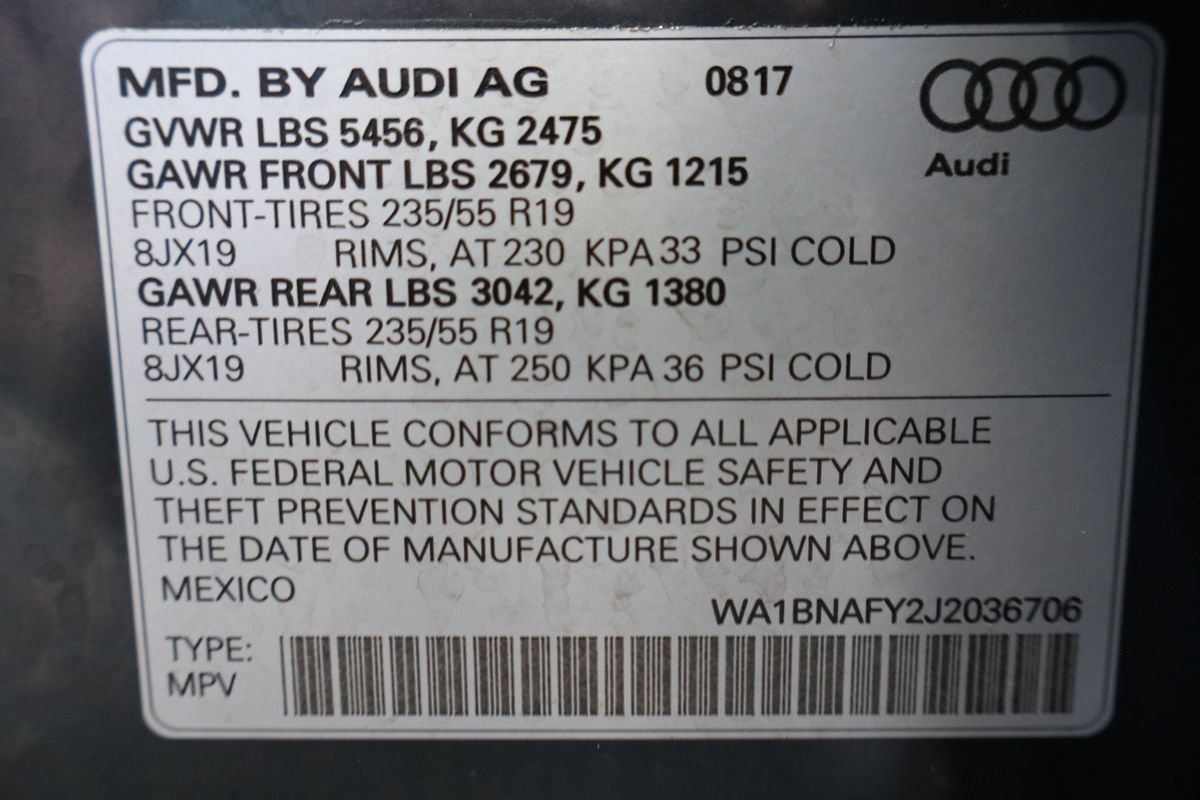 Used 2018 Audi Q5 2.0T Premium Plus w/ Premium Plus Package AWD/4WD image 46